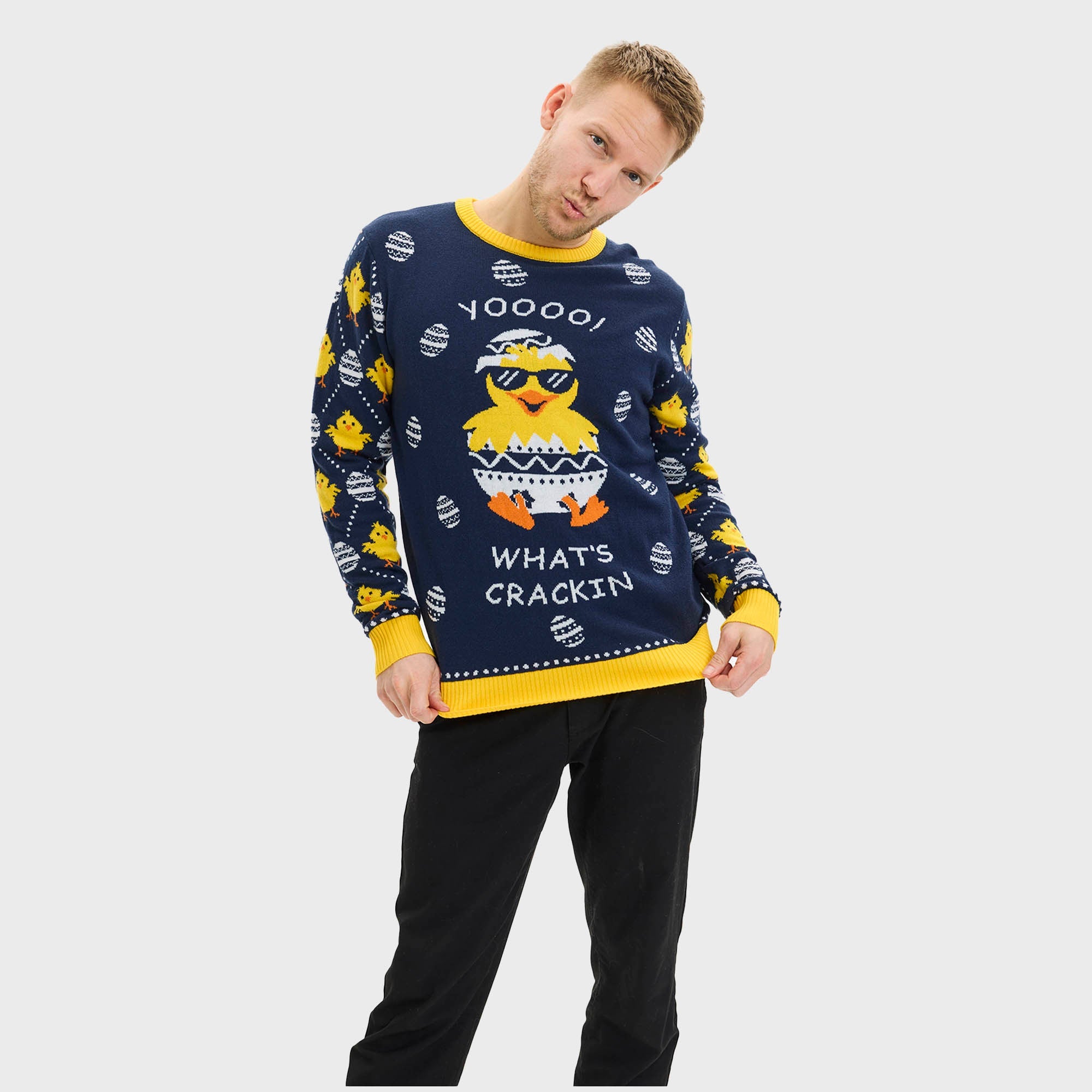 What's cracking Osterpullover - Herren